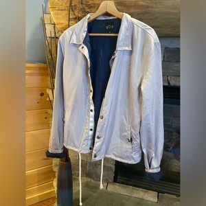 Grey silk jacket! Size S